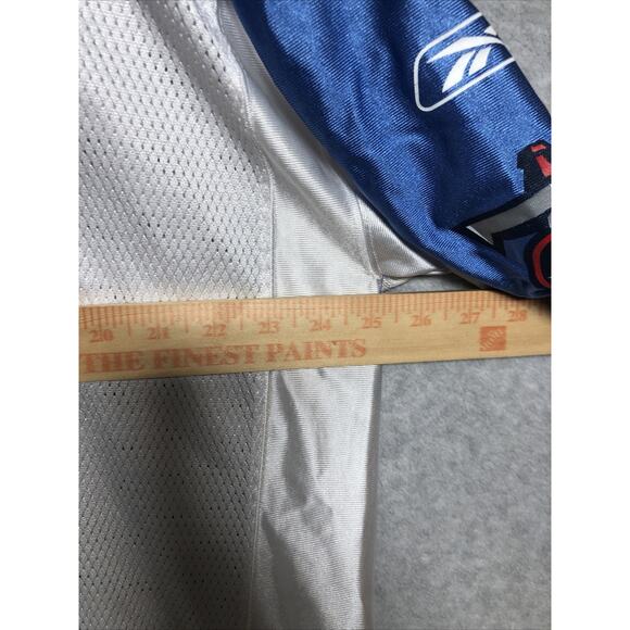 TENNESSEE TITANS #10 Vince Young Football Jersey Reebok Away White NFL Football - Picture 7 of 11